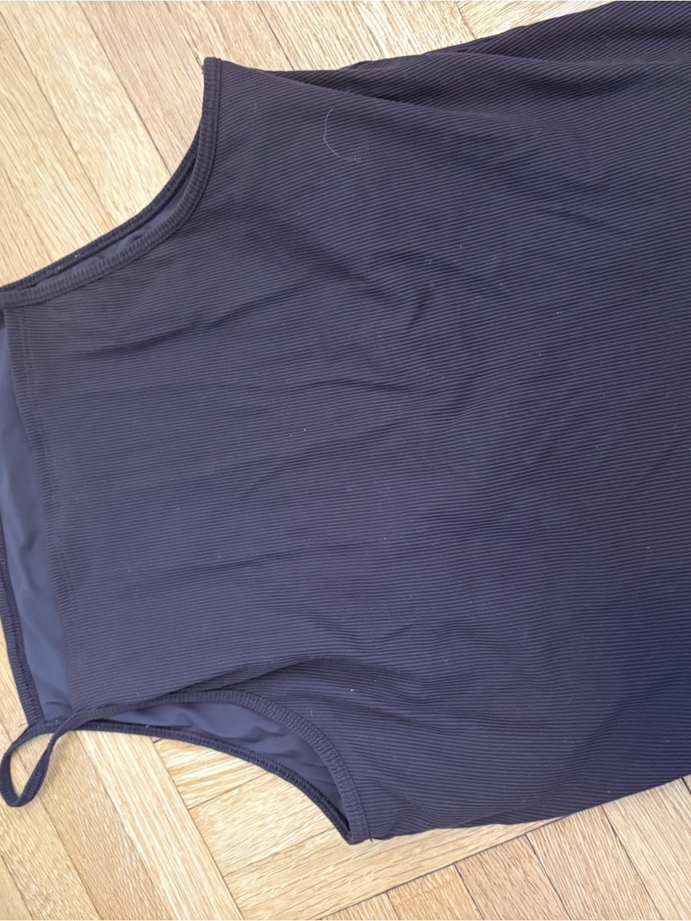 Outdoor Voices Brown Ribbed Tank Top
